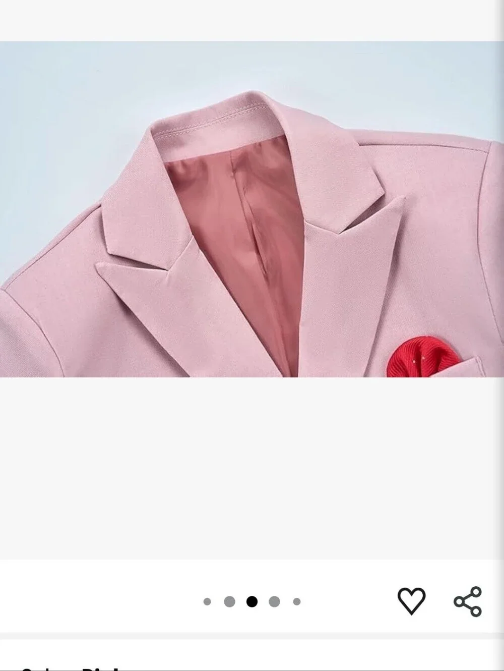 Boys Light Pink Four-Piece Tailored Suit with Vest And Bow Tie NWT